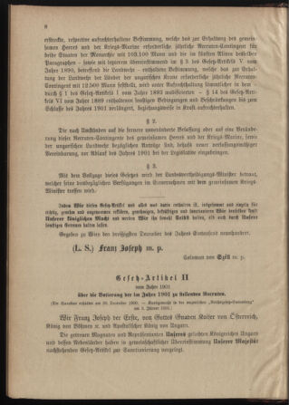 Verordnungsblatt für das Kaiserlich-Königliche Heer 19010126 Seite: 2