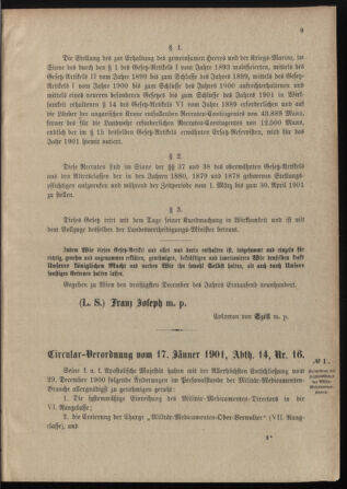 Verordnungsblatt für das Kaiserlich-Königliche Heer 19010126 Seite: 3