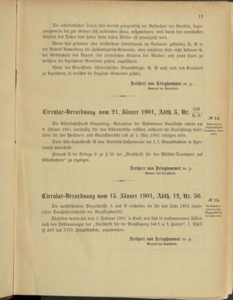 Verordnungsblatt für das Kaiserlich-Königliche Heer 19010126 Seite: 7