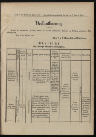 Verordnungsblatt für das Kaiserlich-Königliche Heer 19010226 Seite: 5