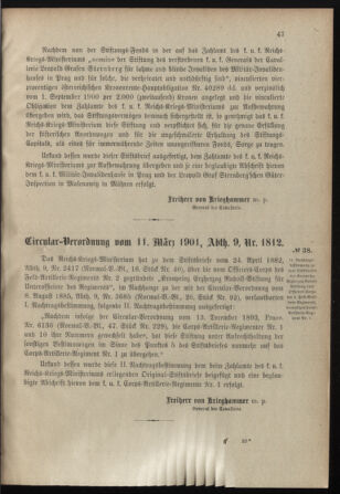 Verordnungsblatt für das Kaiserlich-Königliche Heer 19010319 Seite: 3