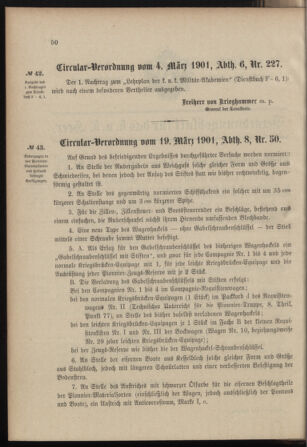 Verordnungsblatt für das Kaiserlich-Königliche Heer 19010328 Seite: 2