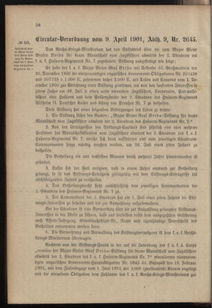 Verordnungsblatt für das Kaiserlich-Königliche Heer 19010413 Seite: 2