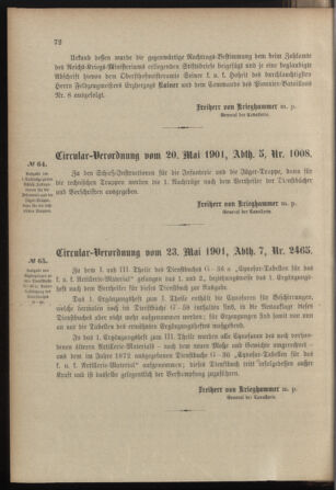 Verordnungsblatt für das Kaiserlich-Königliche Heer 19010529 Seite: 2