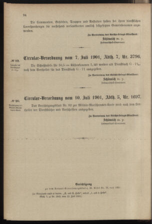 Verordnungsblatt für das Kaiserlich-Königliche Heer 19010720 Seite: 10