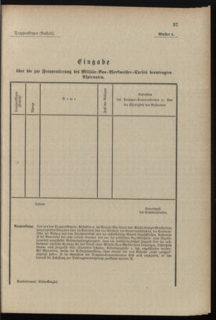 Verordnungsblatt für das Kaiserlich-Königliche Heer 19010720 Seite: 103