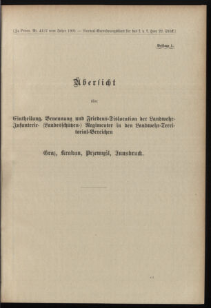 Verordnungsblatt für das Kaiserlich-Königliche Heer 19010720 Seite: 33