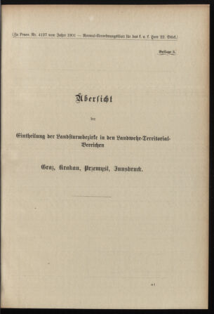 Verordnungsblatt für das Kaiserlich-Königliche Heer 19010720 Seite: 51