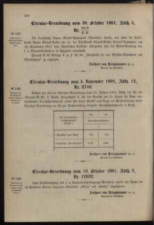 Verordnungsblatt für das Kaiserlich-Königliche Heer 19011109 Seite: 4