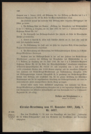 Verordnungsblatt für das Kaiserlich-Königliche Heer 19011207 Seite: 2