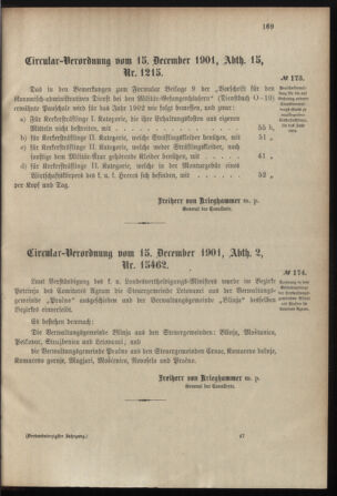 Verordnungsblatt für das Kaiserlich-Königliche Heer 19011220 Seite: 5