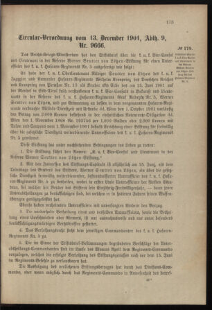 Verordnungsblatt für das Kaiserlich-Königliche Heer 19011228 Seite: 3