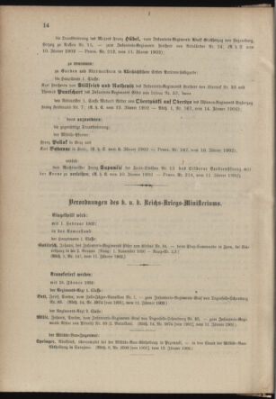 Verordnungsblatt für das Kaiserlich-Königliche Heer 19020117 Seite: 16