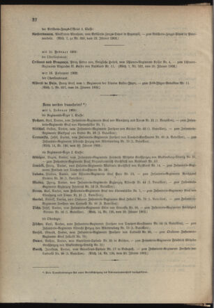 Verordnungsblatt für das Kaiserlich-Königliche Heer 19020128 Seite: 16