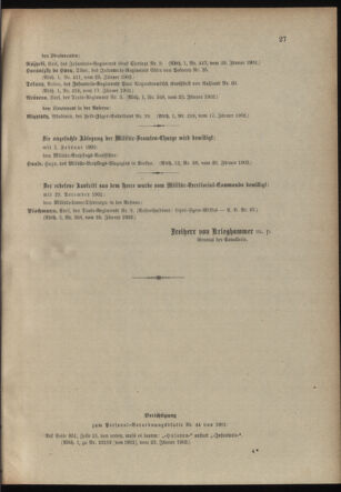 Verordnungsblatt für das Kaiserlich-Königliche Heer 19020128 Seite: 21