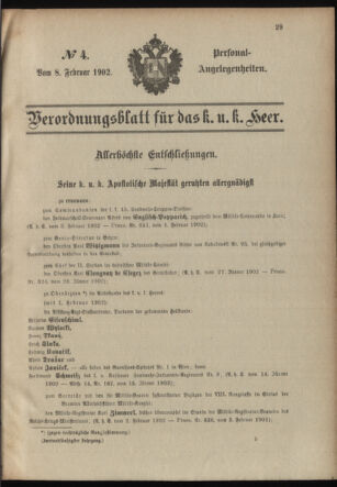 Verordnungsblatt für das Kaiserlich-Königliche Heer 19020208 Seite: 17