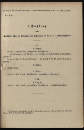 Verordnungsblatt für das Kaiserlich-Königliche Heer 19020218 Seite: 9