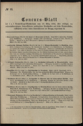 Verordnungsblatt für das Kaiserlich-Königliche Heer 19020320 Seite: 5