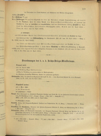 Verordnungsblatt für das Kaiserlich-Königliche Heer 19020424 Seite: 5