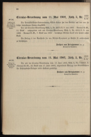 Verordnungsblatt für das Kaiserlich-Königliche Heer 19020517 Seite: 2