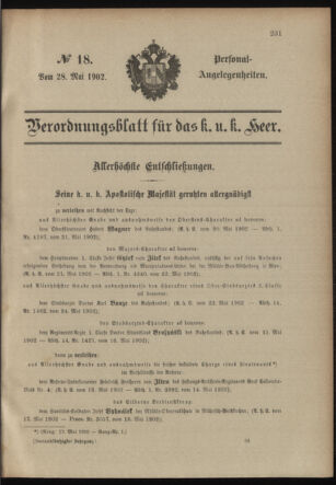 Verordnungsblatt für das Kaiserlich-Königliche Heer 19020528 Seite: 9