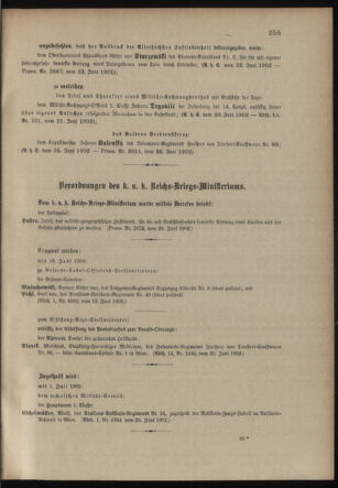 Verordnungsblatt für das Kaiserlich-Königliche Heer 19020627 Seite: 7