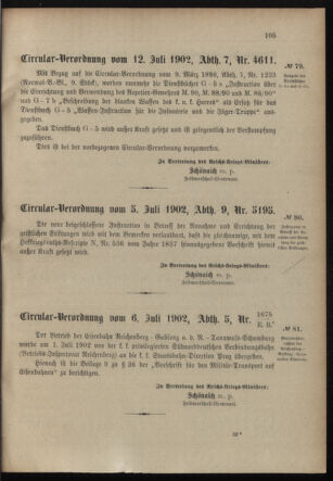 Verordnungsblatt für das Kaiserlich-Königliche Heer 19020719 Seite: 3