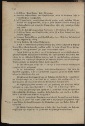 Verordnungsblatt für das Kaiserlich-Königliche Heer 19020818 Seite: 30