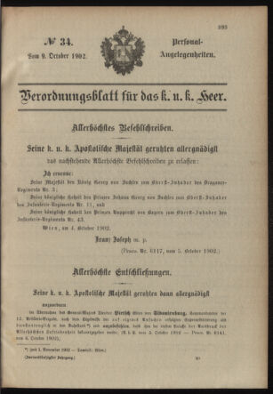 Verordnungsblatt für das Kaiserlich-Königliche Heer 19021009 Seite: 9