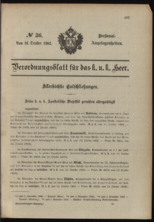 Verordnungsblatt für das Kaiserlich-Königliche Heer 19021016 Seite: 9