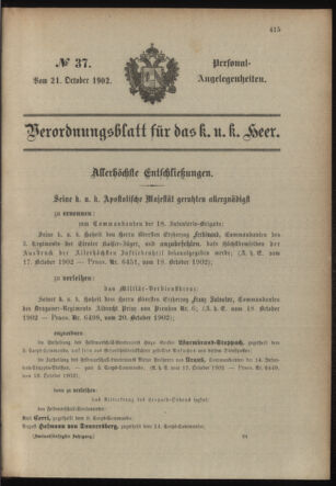 Verordnungsblatt für das Kaiserlich-Königliche Heer 19021021 Seite: 5