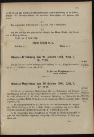 Verordnungsblatt für das Kaiserlich-Königliche Heer 19021108 Seite: 3