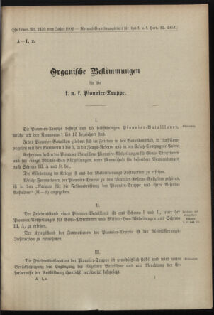 Verordnungsblatt für das Kaiserlich-Königliche Heer 19021114 Seite: 11