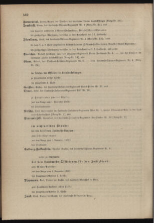 Verordnungsblatt für das Kaiserlich-Königliche Heer 19021120 Seite: 20