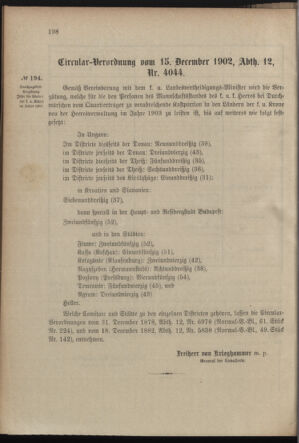 Verordnungsblatt für das Kaiserlich-Königliche Heer 19021219 Seite: 8