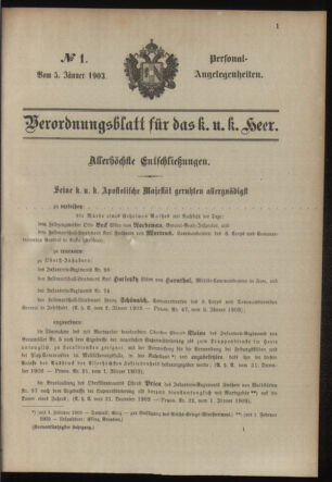 Verordnungsblatt für das Kaiserlich-Königliche Heer