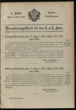 Verordnungsblatt für das Kaiserlich-Königliche Heer