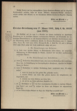 Verordnungsblatt für das Kaiserlich-Königliche Heer 19030124 Seite: 6