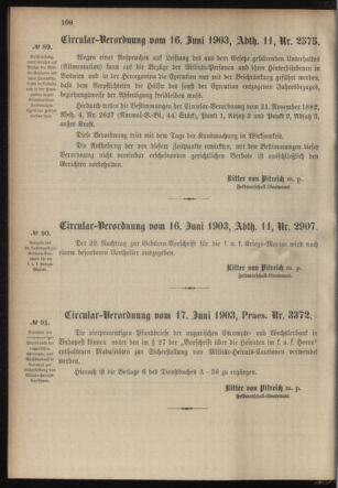 Verordnungsblatt für das Kaiserlich-Königliche Heer 19030627 Seite: 2