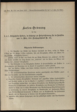 Verordnungsblatt für das Kaiserlich-Königliche Heer 19030708 Seite: 5