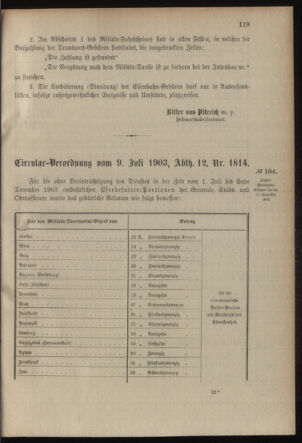 Verordnungsblatt für das Kaiserlich-Königliche Heer 19030718 Seite: 3