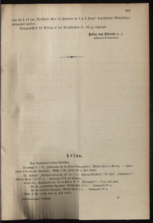 Verordnungsblatt für das Kaiserlich-Königliche Heer 19030718 Seite: 9