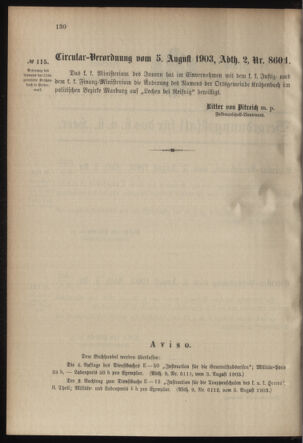 Verordnungsblatt für das Kaiserlich-Königliche Heer 19030811 Seite: 2