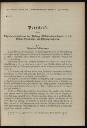 Verordnungsblatt für das Kaiserlich-Königliche Heer 19030819 Seite: 21