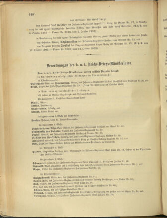 Verordnungsblatt für das Kaiserlich-Königliche Heer 19031013 Seite: 24