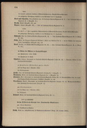 Verordnungsblatt für das Kaiserlich-Königliche Heer 19031121 Seite: 14