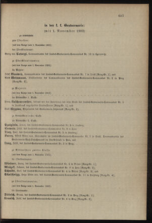 Verordnungsblatt für das Kaiserlich-Königliche Heer 19031121 Seite: 17