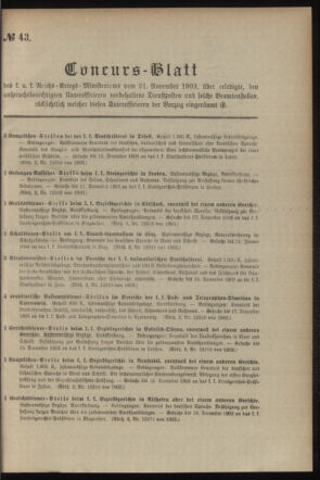 Verordnungsblatt für das Kaiserlich-Königliche Heer 19031121 Seite: 3