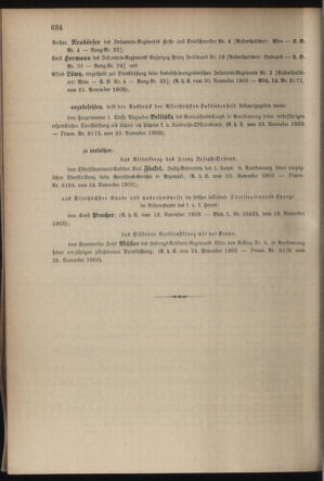 Verordnungsblatt für das Kaiserlich-Königliche Heer 19031127 Seite: 16