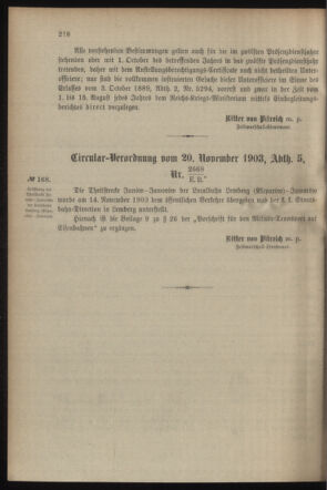 Verordnungsblatt für das Kaiserlich-Königliche Heer 19031127 Seite: 4